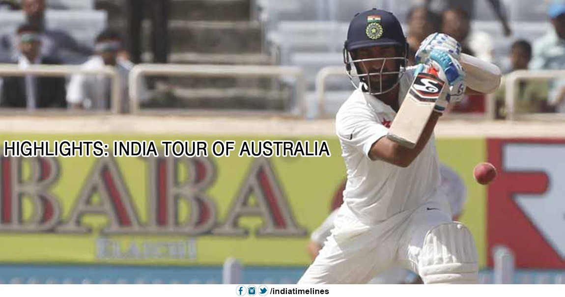 india tour australia score