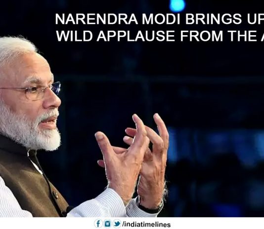 Narendra Modi brings up PUBG to wild applause from the audience