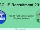 SSC JE Recruitment 2019