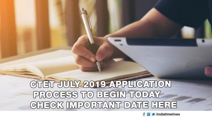 CBSE CTET 2019 July notification