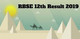 RBSE 12th Science/Commerce Result 2019