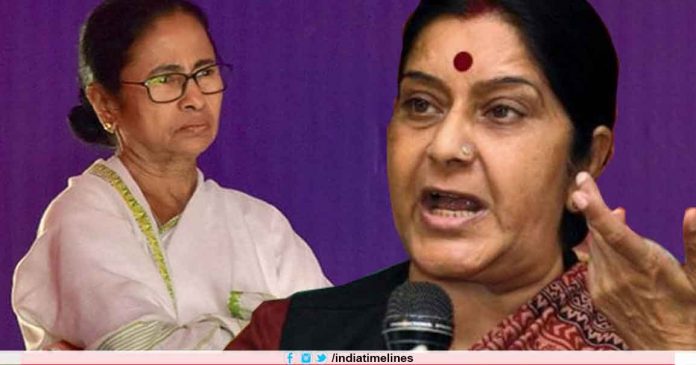 Sushma Swaraj Warns Mamata Banerjee After Outburst