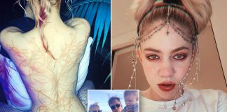 Elon Musk Girlfriend Alien Scar Tattoo