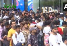 Apple stores in Delhi and Mumbai see huge crowds as iPhone 16 goes on sale. Watch