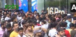 Apple stores in Delhi and Mumbai see huge crowds as iPhone 16 goes on sale. Watch