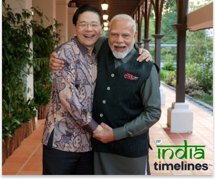 PM Modi Meets Singapore Counterpart