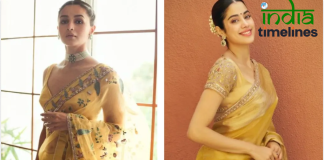 Alia Bhatt to Janhvi Kapoor Take Yellow Traditional Outfit