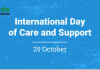 International Day of Care and Support Banner