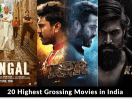 Top 20 Indian Movies Box Office Collection Worldwide Banner