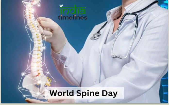 World Spine Day Raising Banner