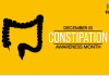 constipation awareness month Banner